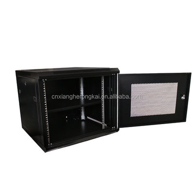 Cabinet de red de 6U montado en la pared con gabinete de rack de servidor estándar y dos llaves de bloqueo