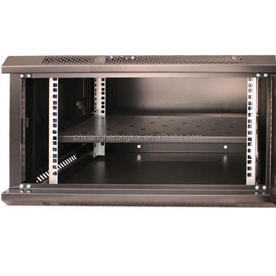 SPCC Acero laminado en frío 6U gabinete de montaje en la pared para el interruptor de red 350 * 600 * 450 estructura
