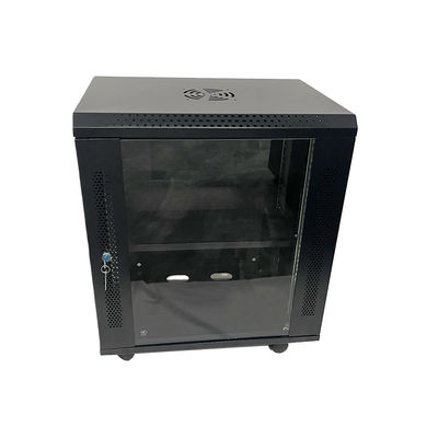 6U Network Rack Montado en la pared con porta de cristal y dos llaves de bloqueo incluidas