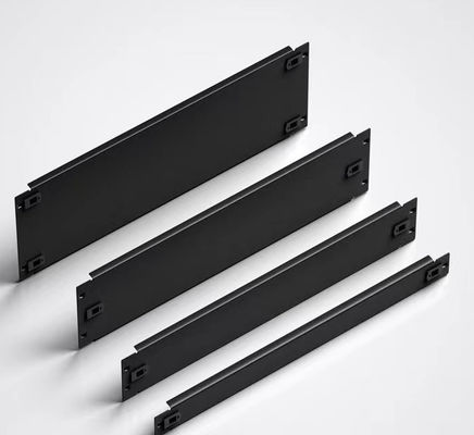 1U Panel de placa ciega del gabinete de red para una organización de cable racionalizada y segura