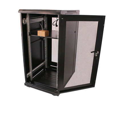 En stock 22U 27U 42U personalizable Sala de servidores de la red Conjunto de gabinete de rack de conmutación