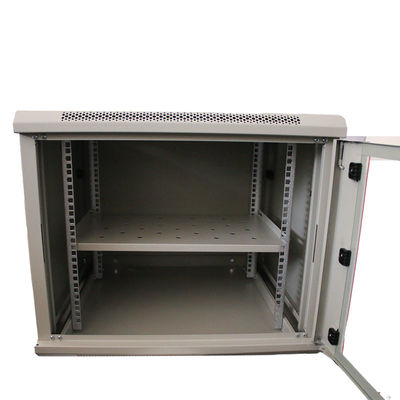 Servicio OEM Estándar de 19 pulgadas de doble sección de montaje de pared 9U 12U gabinete de red de rack