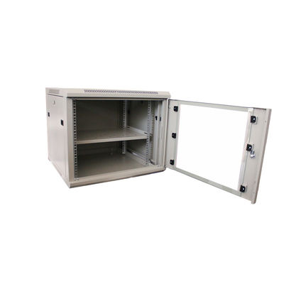 Servicio OEM Estándar de 19 pulgadas de doble sección de montaje de pared 9U 12U gabinete de red de rack