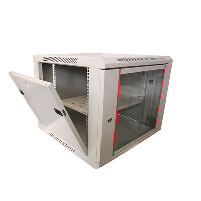 Servicio OEM Estándar de 19 pulgadas de doble sección de montaje de pared 9U 12U gabinete de red de rack