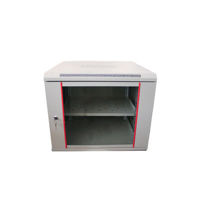 Servicio OEM Estándar de 19 pulgadas de doble sección de montaje de pared 9U 12U gabinete de red de rack