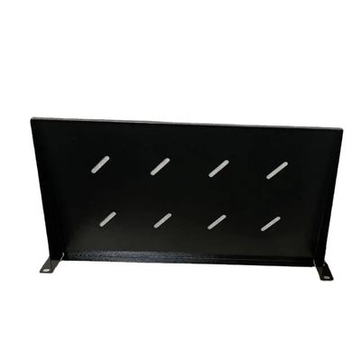 Tela de teclado con ventilación de acero laminado en frío de 1U SPCC para la bandeja de comunicación de montaje en bastidor