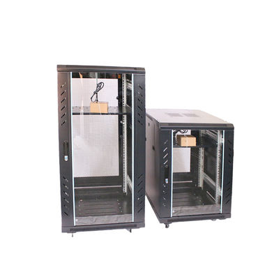 Stock 4u Server Rack Cabinet para Sala de servidores Centro de datos de puertas de malla Cabinet de red