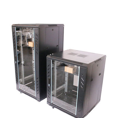 Stock 4u Server Rack Cabinet para Sala de servidores Centro de datos de puertas de malla Cabinet de red