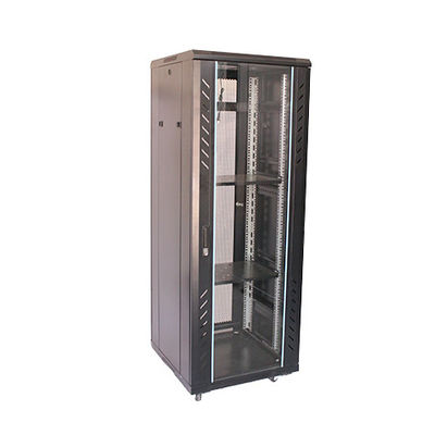 Estante de gabinete de red profesional 32U montado en la pared con dos llaves de bloqueo 600*530*400