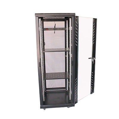Estante de gabinete de red profesional 32U montado en la pared con dos llaves de bloqueo 600*530*400