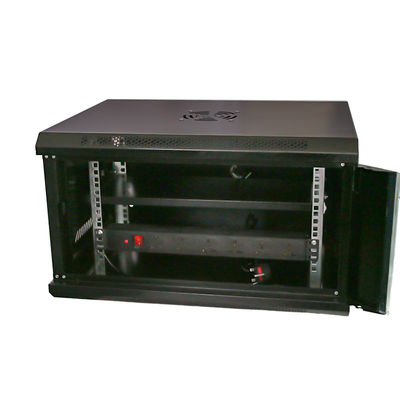Estantes personalizados 19 pulgadas 6U montado en la pared Cabinet abierto de red con servicio OEM opcional