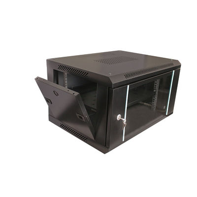 Servidor OEM de 19 pulgadas GCabling Enclosure Telecom Data Wall Box Mini Server Rack con puerta de vidrio