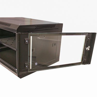 Servidor OEM de 19 pulgadas GCabling Enclosure Telecom Data Wall Box Mini Server Rack con puerta de vidrio