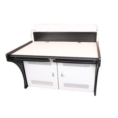 Cabinet de red de acero laminado en frío SPCC para la consola de monitoreo en la sala de control con abastecimiento