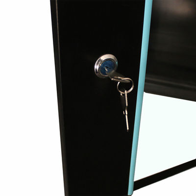 Sala de servidores 9u montaje en la pared del servidor con porta de vidrio de diseño 19 Inch gabinetes de red