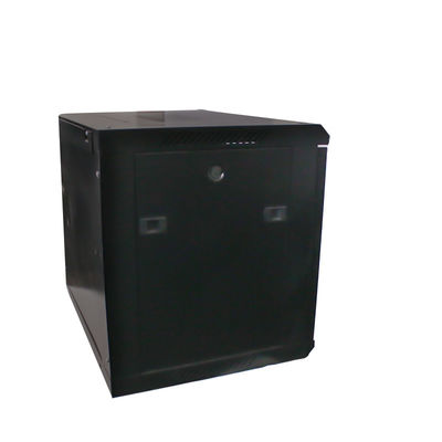 9U Data Center Server Rack Cabinet hecho de acero laminado en frío SPCC para red de oficina
