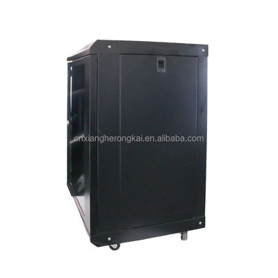 Dos llaves de bloqueo 12U Red montada en la pared CCTV Server Rack Cabinet para el Proyecto CCTV