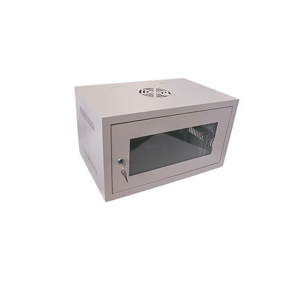 Suministro directo Repuesto de servidores blanco 6U para el gabinete de red Cable de entrada cubierta superior incluida