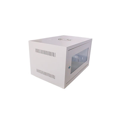 Suministro directo Repuesto de servidores blanco 6U para el gabinete de red Cable de entrada cubierta superior incluida