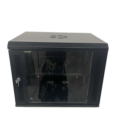 SPCC acero laminado en frío de 19 pulgadas montaje de pared gabinete de rack de servidor para CCTV en la sala de servidores