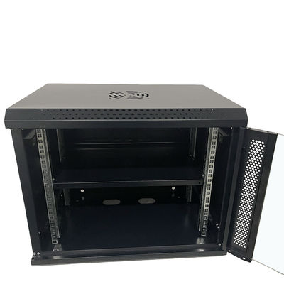 SPCC acero laminado en frío de 19 pulgadas montaje de pared gabinete de rack de servidor para CCTV en la sala de servidores