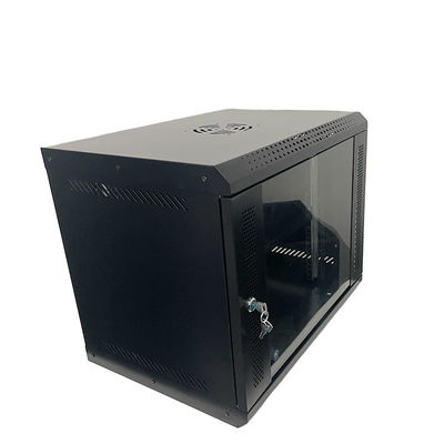 SPCC acero laminado en frío de 19 pulgadas montaje de pared gabinete de rack de servidor para CCTV en la sala de servidores