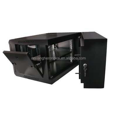 Cabinet de servidores de rack de red 9U de acero laminado en frío para servidores de centros de datos estándar