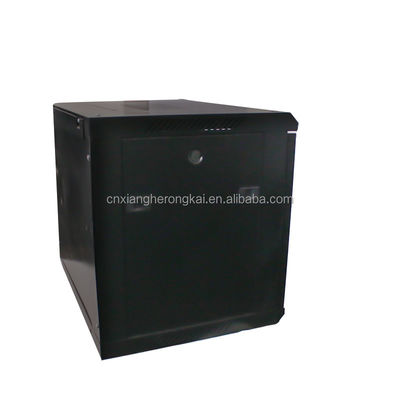 Productos de stock 9u 4u 6u 9u 12u gabinete de red plano servidor gabinete de rack montado en la pared