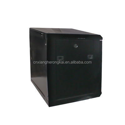 Productos de stock 9u 4u 6u 9u 12u gabinete de red plano servidor gabinete de rack montado en la pared