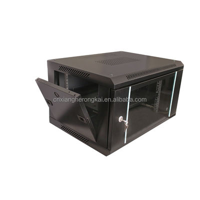 Otras instalaciones estándar de 19 pulgadas de montaje en la pared del gabinete de la red con interruptor 6U Rack Server para sala de servidores