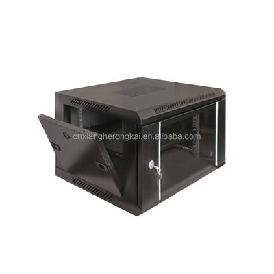 Otras instalaciones estándar de 19 pulgadas de montaje en la pared del gabinete de la red con interruptor 6U Rack Server para sala de servidores