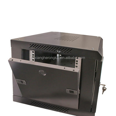 Otras instalaciones estándar de 19 pulgadas de montaje en la pared del gabinete de la red con interruptor 6U Rack Server para sala de servidores