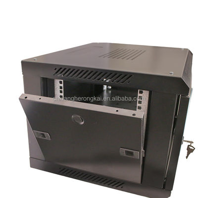 Otras instalaciones estándar de 19 pulgadas de montaje en la pared del gabinete de la red con interruptor 6U Rack Server para sala de servidores
