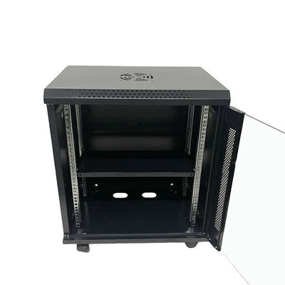 6U Network Rack Montado en la pared con porta de cristal y dos llaves de bloqueo incluidas