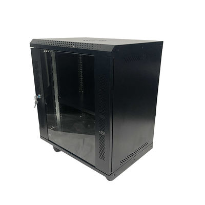 6U Network Rack Montado en la pared con porta de cristal y dos llaves de bloqueo incluidas