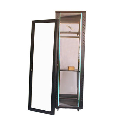 Cabinet de soporte de red 42U personalizable con puerta de vidrio y acero laminado en frío SPCC