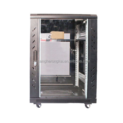 18u 22u 24u Acero laminado en frío Reposadero de servidores de la red de gabinete con servicio OEM opcional