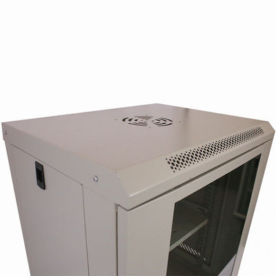 Gabinete de red de acero laminado en frío 9U con dos llaves de bloqueo y servicio OEM opcional