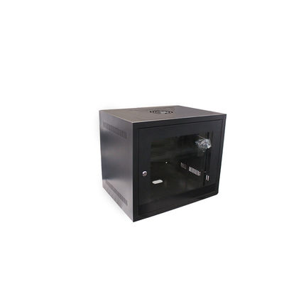 19 pulgadas 4U gabinete de pared bastidor estación de trabajo 6U bastidor servidor gabinete de puerta de vidrio para el mercado